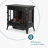 Chiswick Electric Fireplace - Black
